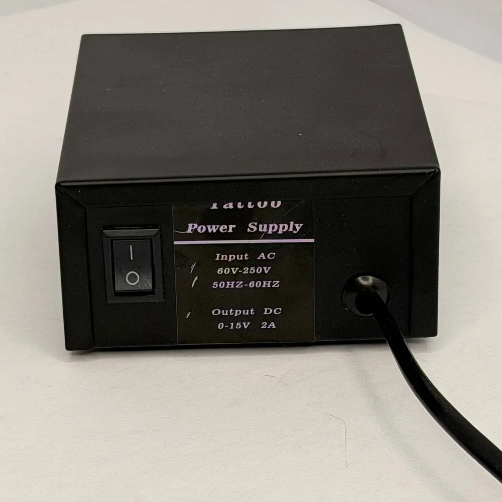 Tattoo Supply‎ Kit Porket Power Supply ACE Needles Practice Skin Machine Bags